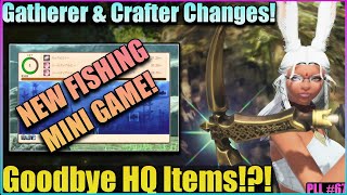 ALL adjustments to Crafter Gatherer and Levequests FFXIV Live Letter 67 Endwalker [upl. by Tracy]