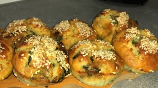 Mufinsa të njelmët me spinaq Për musafirët në çaj Salty muffins with spinach So yummy for guest👌 [upl. by Schulz]