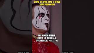 Sting in WWE Was a Massive Waste of Time wwe wcw wrestlinghistory [upl. by Castora]