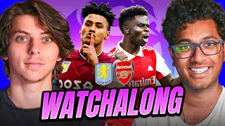 ASTON VILLA VS ARSENAL PREMIER LEAGUE 2425 WATCHALONG [upl. by Sellig]