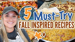 WOW 5 Recipes YOU NEED TO MAKE  THE FLAVORS OF FALL [upl. by Nnanerak207]