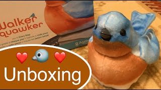 Joy for All Walker Squawker Bluebird Interactive Robotic Companion Unboxing Demonstration amp Review [upl. by Luap813]