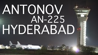 Antonov AN225 Mriya Landing At Hyderabad For The First Time Full Video [upl. by Gnoht252]