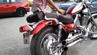 BreakerRuzBurns 1996 Oldskool Yamaha Virago 535 Ankara  TURKEY [upl. by Aro]