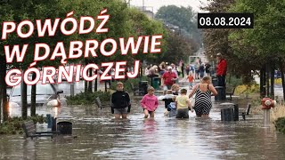 🌧️🌊ZALANA DĄBROWA GÓRNICZA  8082024 [upl. by Suzetta]