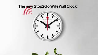 MONDAINE  stop2go WiFi Wall Clock [upl. by Eissirk]