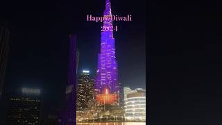 The Most Epic Diwali Celebration at Burj Khalifa🩷 youtube burjkhalifa trindeing viralvideo dubai [upl. by Berkeley]