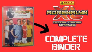 COMPLETE BINDER Adrenalyn XL 20242025 Premier League Full Binder Update [upl. by Sivlek]