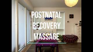 Postnatal recovery massage aka closing the bones on a massage table demonstration [upl. by Lielos]