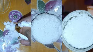 Dry mothballs powder smelling 😍🤤 mothballsasmr satisfying [upl. by Yedarb485]