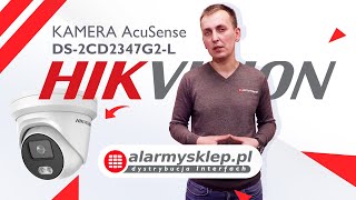 Część2 Ustawienia inteligentnych zdarzeń kamery AcuSense Hikvision DS2CD2347G2L  Vlog 007 [upl. by Aicenod217]