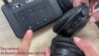 Pair Sony and Bose headphones with B03 Bluetooth Transmitter amp Receiver Finally [upl. by Carmelina]