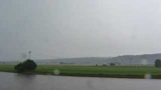 Gewitter mit Kanonendonner und Naheinschlägen vom 672012 [upl. by Abbub]