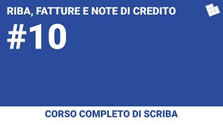 LEZIONE 10  Distinte RIBA fatture e note di credito [upl. by Chun213]