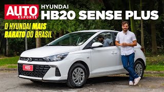 Hyundai HB20 Sense Plus o que tem e não tem o CARRO MAIS BARATO da marca [upl. by Marsiella]