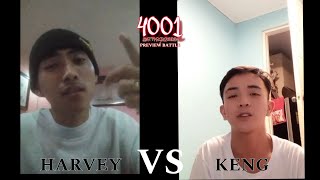 HARVEY VS KENG  4001 Battlegrounds PREVIEW BATTLE [upl. by Smaoht]