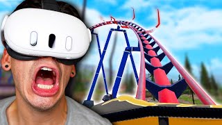 DONT RIDE ROLLERCOASTERS IN VR [upl. by Eenolem]