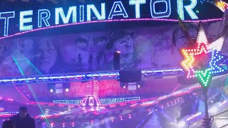 swales bailey Terminator POV  onride Rushden feast fair [upl. by Accissej]