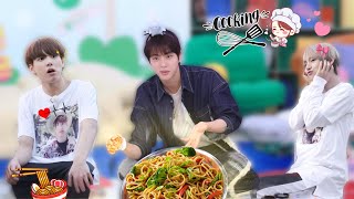 Jin cooking show 🥘 CuteLife [upl. by Siloam]