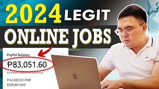 Legit Online Jobs for Beginners 2024  SItes Paano kumita Online 3 to 45 [upl. by Llerahc]