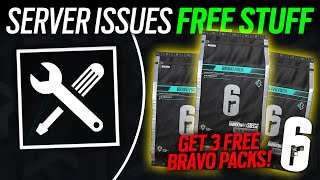 Free Stuff For Server Issues  3 Free Bravo Packs  6News  Rainbow Six Siege [upl. by Nycila]