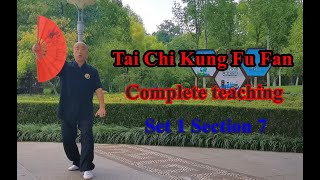 Complete instruction on Tai Chi Kung Fu Fan teaching you step by step how to learn Chinese Tai Chi [upl. by Comptom]