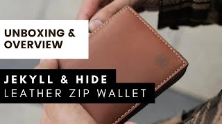 Jekyll and Hide Zip Wallet Unboxing amp Overview [upl. by Pond]