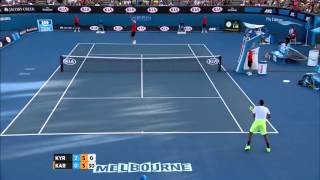 Karlovic AMAZING volley against Kyrgios [upl. by Khanna120]