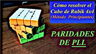 Cómo resolver el Cubo de Rubik 4x4 Paridades de PLL Método Principiantes [upl. by Millwater]