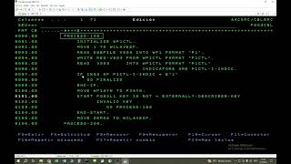 Programa en un AS400 en Cobol de consulta  Parte 4 [upl. by Blackington471]