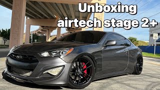 Unboxing air tech stage 2 plus for genesis coupe BK2 [upl. by Sirtaeb]