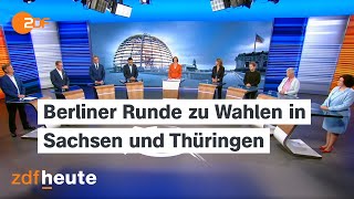 Spitzenpolitiker der Parteien zu den Ergebnissen der Landtagswahlen in Sachsen und Thüringen [upl. by Oliva362]