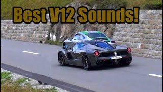 Best of V12 Sounds  Compilation of V12 Supercars in Action [upl. by Poyssick]