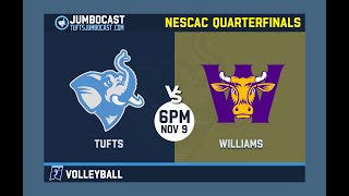 Volleyball Tufts vs WilliamsNESCAC QF [upl. by Nwadal]