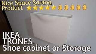 IKEA TRONES Shoe cabinet or Storage unboxing and review [upl. by Sargent66]