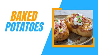 Delicious Baked Potatoes  OvenBaked amp TwiceBaked Recipes [upl. by Aniraad534]