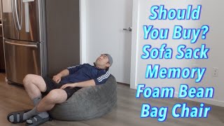 Should You Buy Sofa Sack Memory Foam Bean Bag Chair [upl. by Pansy768]