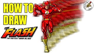 How to draw the Flash running [upl. by Roybn]