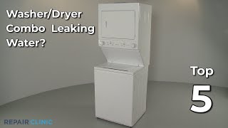 WasherDryer Combo Leaking Water — WasherDryer Combo Troubleshooting [upl. by Hull942]