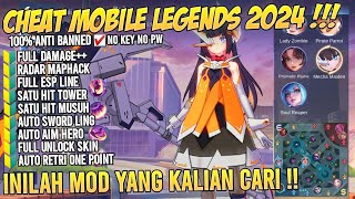 MLBB MOD  CHEAT ML TERBARU 2024  MOD UNLOCK ALL SKIN MOBILE LEGENDS  ANTI BANNED [upl. by Gothar]