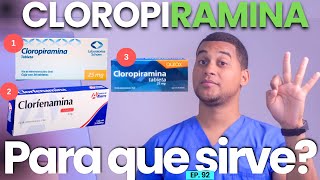 CLOROPIRAMINA PARA QUE SIRVE  3 COSAS [upl. by Bamford595]