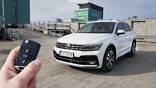 Volkswagen Tiguan 20 TDI 240 4MOTION TEST POV Drive amp Walkaround [upl. by Harrak]