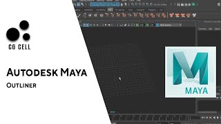 Вводный курс по Autodesk Maya  Outliner [upl. by Ekeiram]