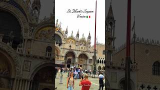 St Marks Square Venice Italy🇮🇹travel italy venice europe shorts fyp italiancity enjoy [upl. by Mahan966]