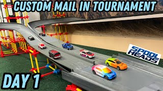 DIECAST CARS RACING  MAIL IN TOURNAMENT  DAY 1 [upl. by Eimmot584]