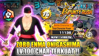 Zoro EX Onigashima MAX Gameplay  CHARACTER TERKUAT SAAT INI SANGAR  One Piece Bounty Rush [upl. by Pliam]