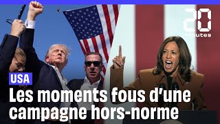 Présidentielle américaine  Flashback sur les moments les plus fous dune campagne horsnorme [upl. by Werdna]