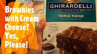 Brownie Mix Hack  Cream Cheese [upl. by Berghoff]