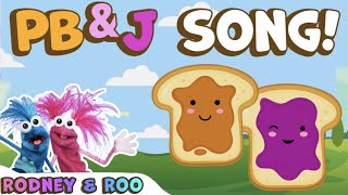 Peanut Butter amp Jelly Song  Sing Along Kids Song  Rodney amp Roo [upl. by Nillek]