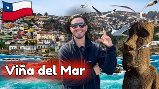 El mar MAS FRIO de LATINOAMÉRICA ¿Que VISITAR en VIÑA DEL MAR 2024 🇨🇱☀️🗿 [upl. by Assiran]